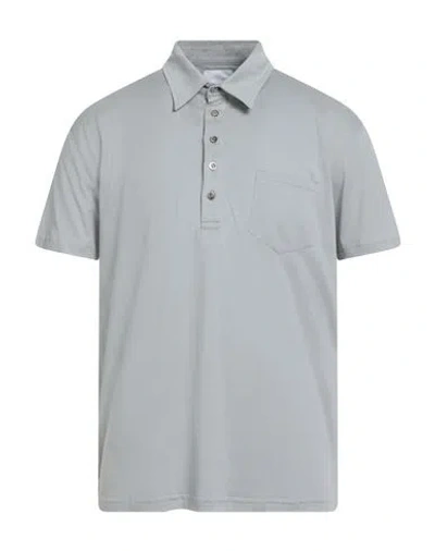 Pt Torino Man Polo Shirt Grey Size 40 Cotton, Silk In Gray