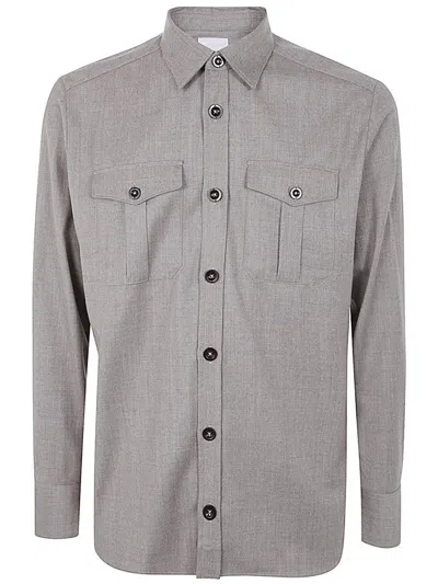 Pt Torino Man Safari Shirt Regular Fit In Rope