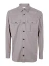 Pt Torino Man Safari Shirt Regular Fit In Nude & Neutrals