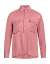 Pt Torino Man Shirt Antique Rose Size 15 ¾ Viscose In Pink