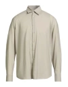 Pt Torino Man Shirt Beige Size 16 Virgin Wool