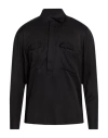 Pt Torino Man Shirt Black Size 15 ½ Virgin Wool In Black