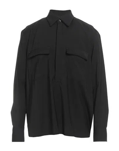 Pt Torino Man Shirt Black Size 16 ½ Virgin Wool