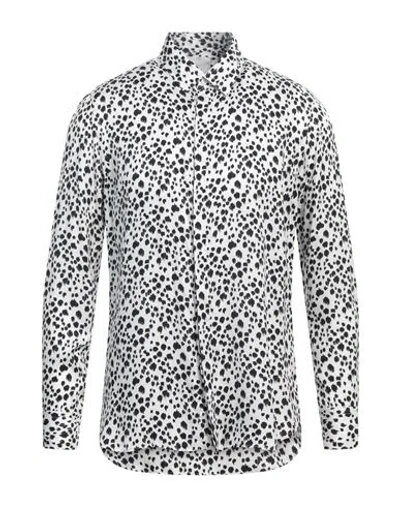 Pt Torino Man Shirt Black Size 16 Viscose