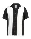 Pt Torino Man Shirt Black Size 17 Viscose