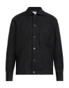 Pt Torino Man Shirt Black Size 40 Virgin Wool In Burgundy