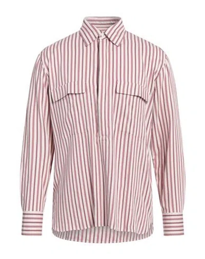 Pt Torino Man Shirt Light Pink Size 15 Viscose, Polyamide