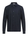 Pt Torino Man Shirt Midnight Blue Size 40 Cotton In Blue
