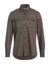 Pt Torino Man Shirt Military Green Size 16 Cotton
