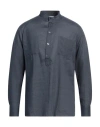 Pt Torino Man Shirt Slate Blue Size 17 Viscose