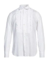 Pt Torino Man Shirt White Size 16 Cotton