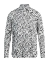 Pt Torino Man Shirt White Size 17 Viscose In White