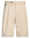 Pt Torino Tailored Bermuda Shorts In Beige