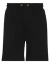 Pt Torino Man Shorts & Bermuda Shorts Black Size 38 Cotton, Polyester