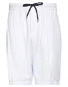 Pt Torino Man Shorts & Bermuda Shorts Lilac Size 36 Lyocell, Linen, Cotton In Purple