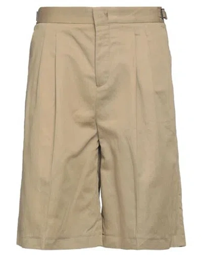 Pt Torino Man Shorts & Bermuda Shorts Sand Size 38 Cotton, Linen In Beige