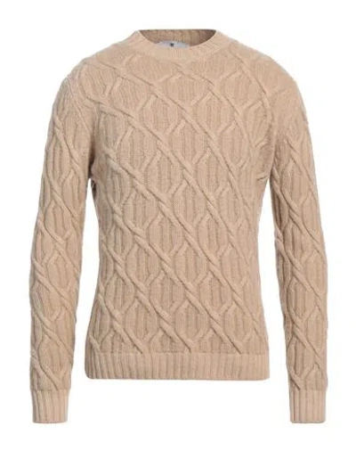 Pt Torino Man Sweater Beige Size 42 Virgin Wool, Cashmere