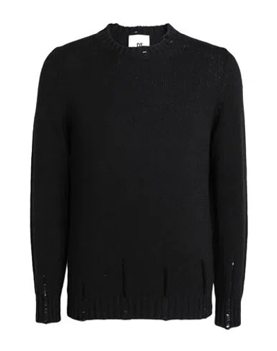 Pt Torino Man Sweater Black Size 36 Cotton, Polyamide