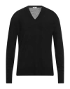 Pt Torino Man Sweater Black Size 40 Virgin Wool In Black