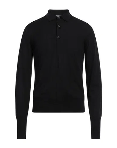 Pt Torino Man Sweater Black Size 42 Virgin Wool In Black
