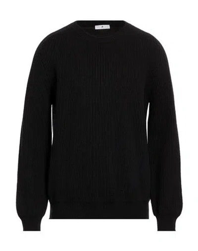 Pt Torino Man Sweater Black Size 42 Virgin Wool, Cashmere