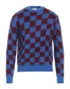 Pt Torino Man Sweater Bright Blue Size 40 Mohair Wool, Polyester, Wool