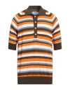 Pt Torino Man Sweater Brown Size 40 Cotton, Viscose In Brown