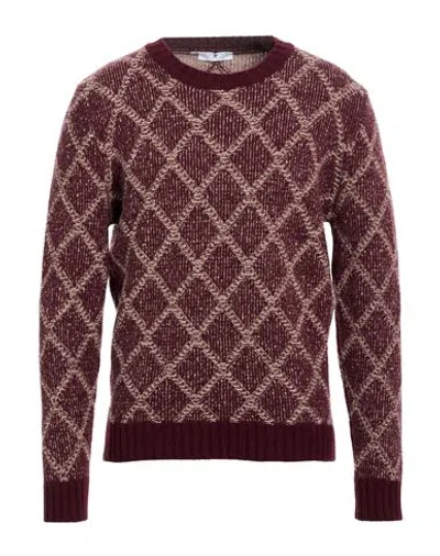 Pt Torino Man Sweater Burgundy Size 40 Virgin Wool, Cashmere