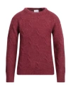 Pt Torino Man Sweater Burgundy Size 40 Wool, Alpaca Wool, Acrylic In Red