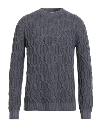 Pt Torino Man Sweater Charcoal Size 40 Virgin Wool, Cashmere