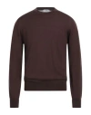 Pt Torino Man Sweater Cocoa Size 42 Virgin Wool In Brown