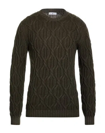 Pt Torino Man Sweater Dark Green Size 40 Virgin Wool, Cashmere