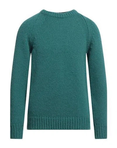 Pt Torino Man Sweater Emerald Green Size 38 Wool, Alpaca Wool, Acrylic