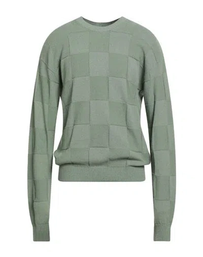 Pt Torino Man Sweater Green Size 40 Cotton, Polyamide