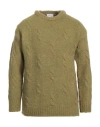 Pt Torino Man Sweater Khaki Size 40 Wool, Alpaca Wool, Acrylic In Green