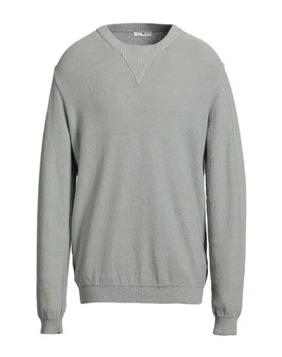 Pt Torino Man Sweater Light Blue Size 40 Cotton, Polyamide In Gray