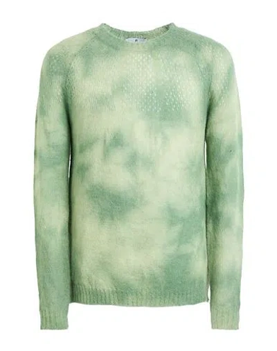 Pt Torino Man Sweater Light Green Size 40 Mohair Wool, Alpaca Wool, Polyamide