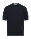 Pt Torino Man Sweater Midnight Blue Size 42 Cotton