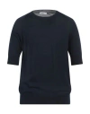 Pt Torino Man Sweater Midnight Blue Size 42 Cotton, Viscose