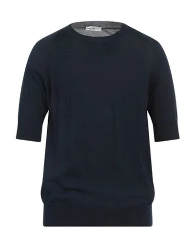 Pt Torino Man Sweater Midnight Blue Size 42 Cotton, Viscose In Blue