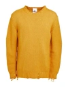 Pt Torino Man Sweater Mustard Size 42 Virgin Wool In Yellow