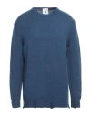 Pt Torino Man Sweater Navy Blue Size 42 Virgin Wool