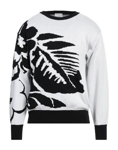 Pt Torino Man Sweater White Size 38 Cotton In Multi