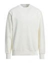 Pt Torino Man Sweatshirt Ivory Size 44 Viscose, Elastane, Polyurethane In Off White