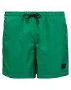 Pt Torino Man Swim Trunks Green Size 38 Polyamide, Polyester