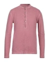 Pt Torino Man T-shirt Antique Rose Size 38 Cotton In Pink