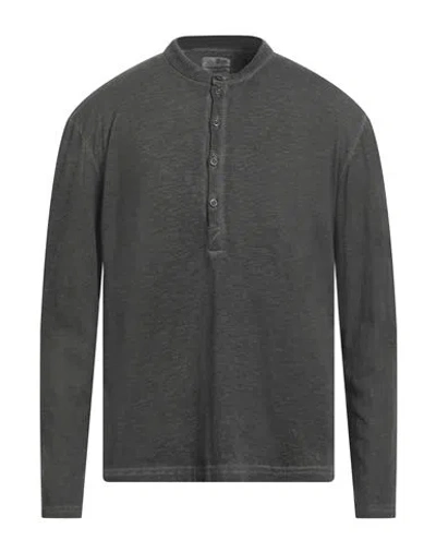 Pt Torino Man T-shirt Steel Grey Size 44 Cotton
