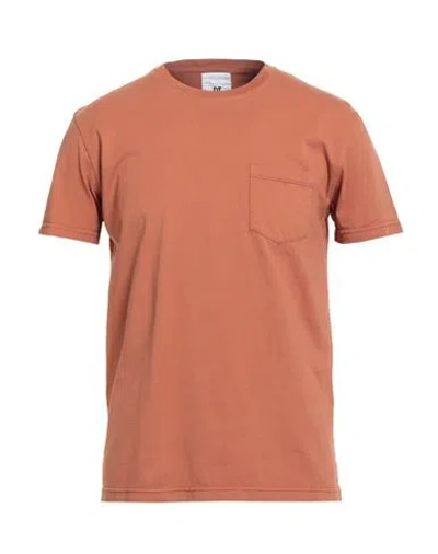 Pt Torino Man T-shirt Tan Size 44 Cotton In Brown