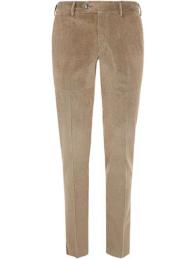 Pt Torino Man Trousers Slim Jogger In Beige