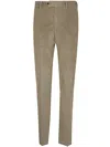 Pt Torino Man Trousers Slim Jogger In Brown